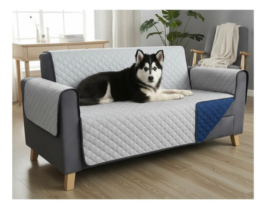 Protector Sofá, Forro, Mueble, Doble Faz 2 Puestos